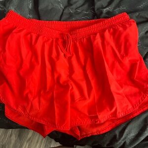 Women's Red Shorts